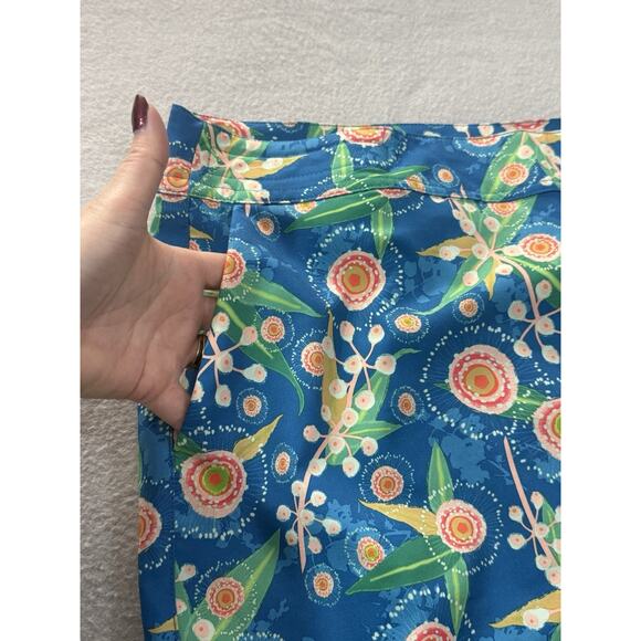 Ripskirt Hawaii Sz L Aussie Floral Limited Edition Print Wrap Skirt Length 3 - Picture 4 of 10